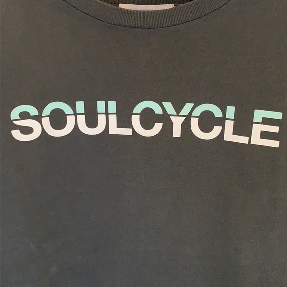 NWT SoulCycle Soho Long Sleeve Cotton Top - Picture 2 of 3
